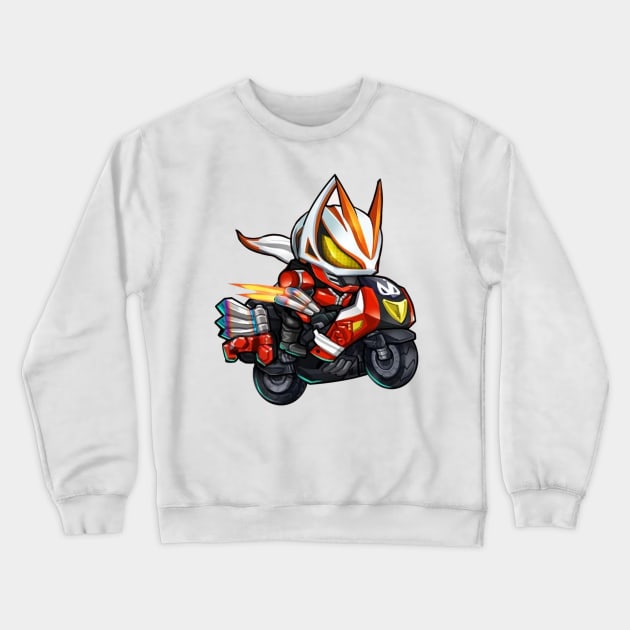 kamen rider geats Crewneck Sweatshirt by mprokolo corgi